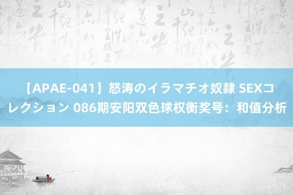 【APAE-041】怒涛のイラマチオ奴隷 SEXコレクション 086期安阳双色球权衡奖号：和值分析