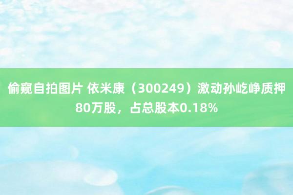 偷窥自拍图片 依米康（300249）激动孙屹峥质押80万股，占总股本0.18%